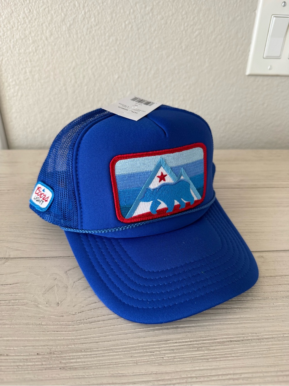 Aviator Hat with Mountain Bear Patch